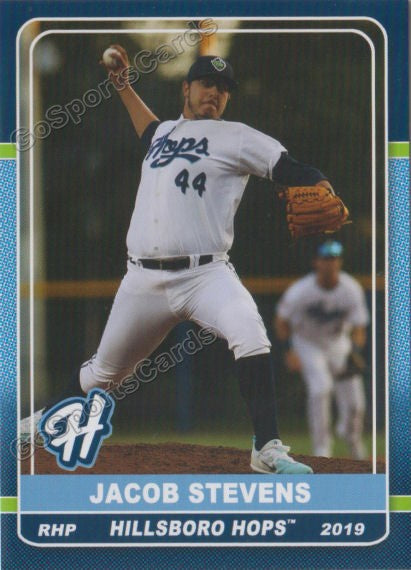 2019 Hillsboro Hops Jacob Stevens – Go Sports Cards