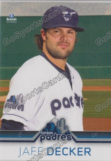 2013 Tucson Padres Jaff Decker