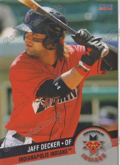 2014 Indianapolis Indians Jaff Decker