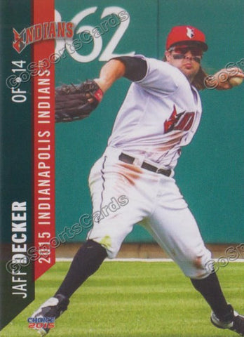 2015 Indianapolis Indians Jaff Decker