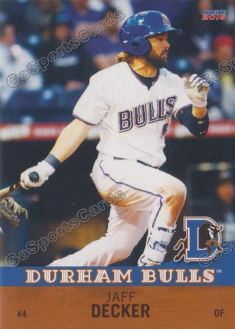  2016 Durham Bulls Jaff Decker