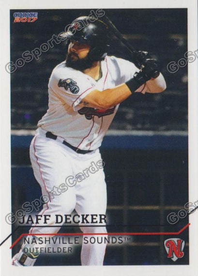 2017 Nashville Sounds Jaff Decker