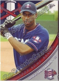 2009 Rome Braves Jahdiel Santamaria