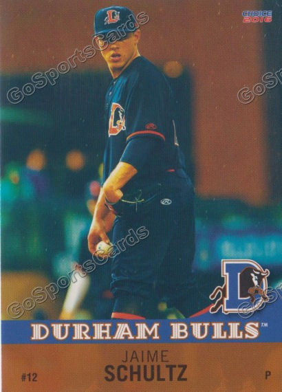 2016 Durham Bulls Jaime Schultz