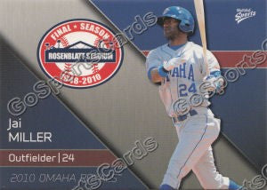 2010 Omaha Royals Jai Miller