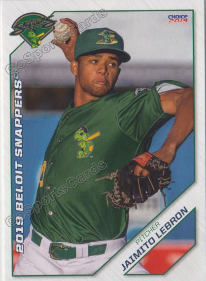 2019 Beloit Snappers Jaimito Lebron