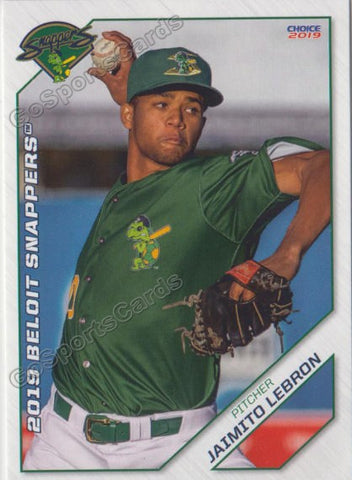 2019 Beloit Snappers Jaimito Lebron