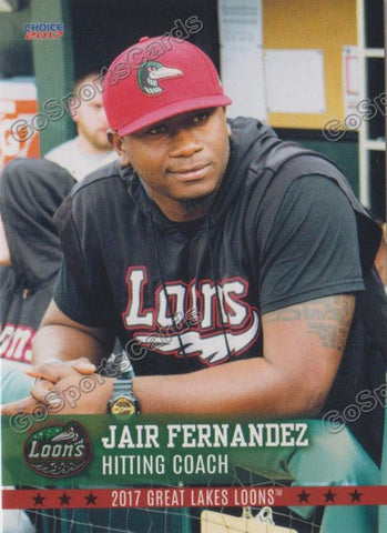 2017 Great Lakes Loons Jair Fernandez