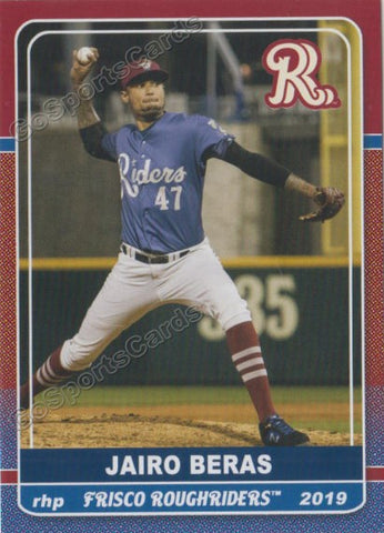 2019 Frisco RoughRiders Jairo Beras