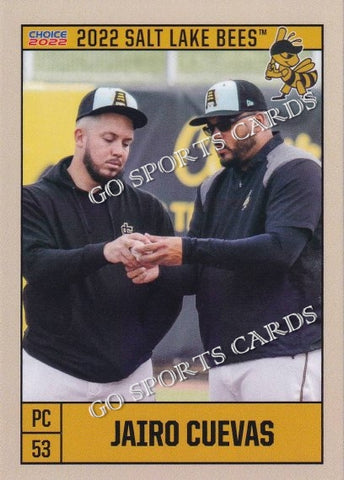 2022 Salt Lake Bees Jairo Cuevas