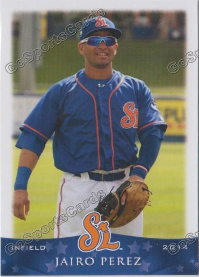 2014 St Lucie Mets Jairo Perez