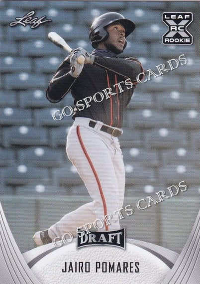 2021 Leaf Draft 34 Jairo Pomares XRC