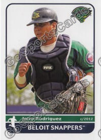 2012 Beloit Snappers Jairo Rodriguez