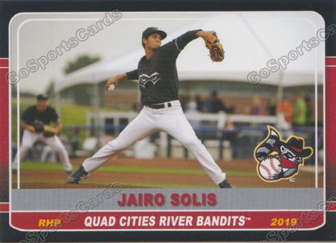 2019 Quad Cities River Bandits Jairo Solis