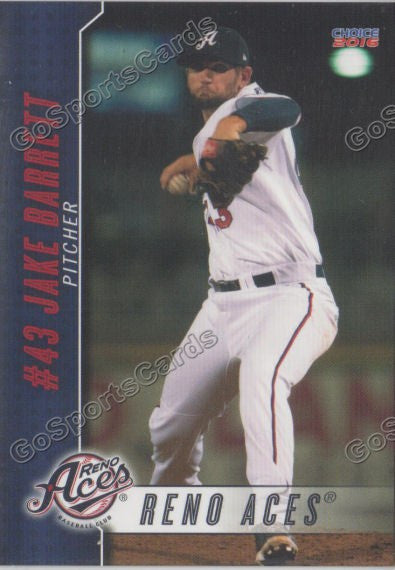 2016 Reno Aces Jake Barrett