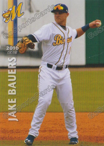 2016 Montgomery Biscuits Jake Bauers