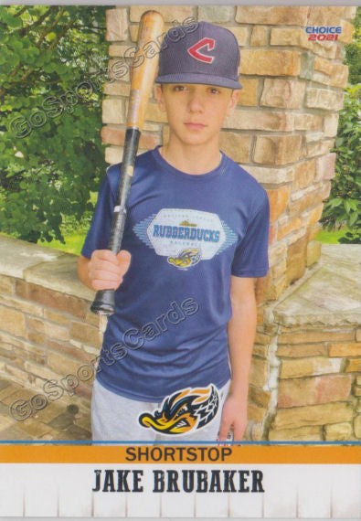 2021 Akron RubberDucks Jake Brubaker Fan