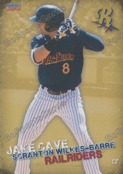 2016 Scranton Wilkes Barre RailRiders Jake Cave