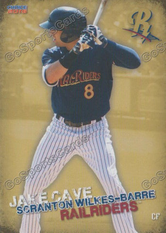 2016 Scranton Wilkes Barre RailRiders Jake Cave