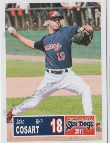 2018 Portland Sea Dogs Jake Cosart