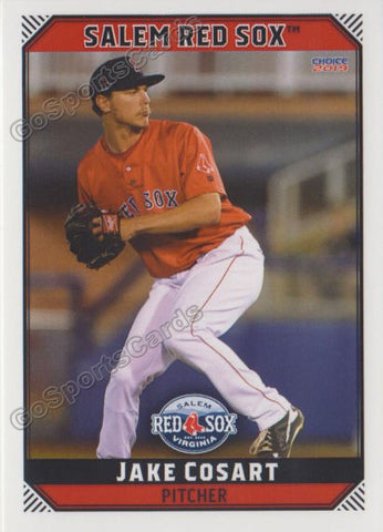 2019 Salem Red Sox Jake Cosart