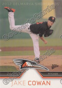 2012 Delmarva Shorebirds Jake Cowan