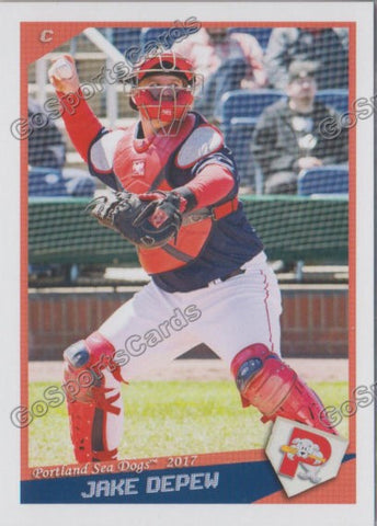 2017 Portland Sea Dogs Jake Depew