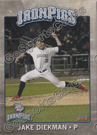 2012 Lehigh Valley IronPigs Jake Diekman