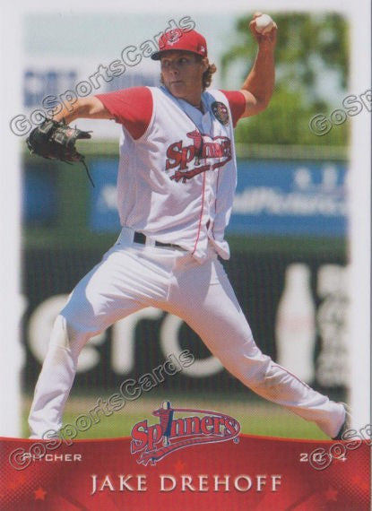 2014 Lowell Spinners Jake Drehoff