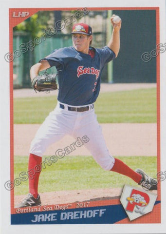 2017 Portland Sea Dogs Jake Drehoff