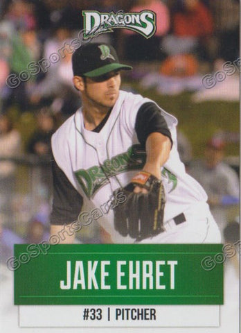 2015 Dayton Dragons Jacob Jake Ehret