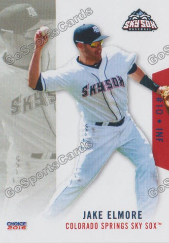 2016 Colorado Springs Sky Sox Jake Elmore