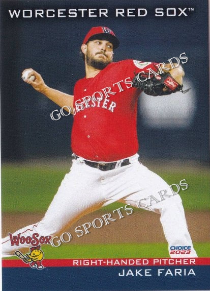 2023 Worcester Red Sox Jake Faria #8