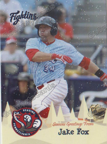 2016 Reading Fightin Phils Holiday Jake Fox