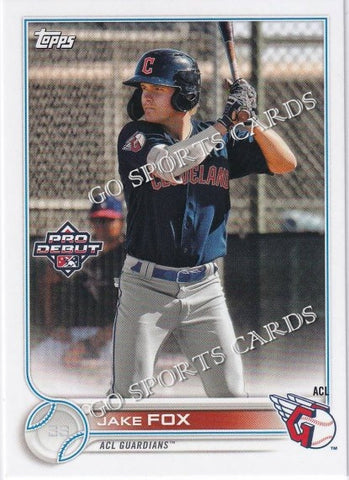 2022 Topps Pro Debut Jake Fox PD-12