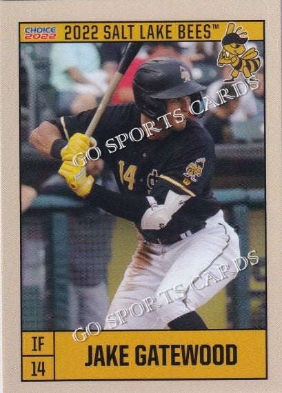 2022 Salt Lake Bees Jake Gatewood – Go Sports Cards