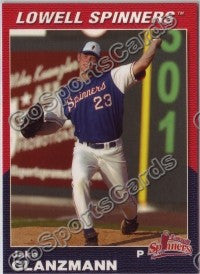 2004 Lowell Spinners Jake Glanzmann