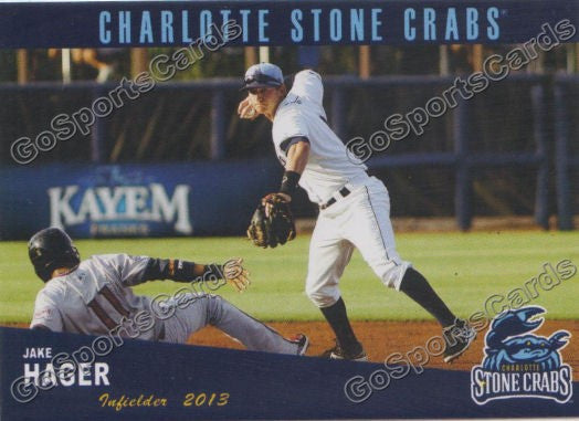 2013 Charlotte Stone Crabs Jake Hager
