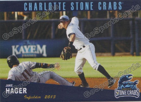 2013 Charlotte Stone Crabs Jake Hager