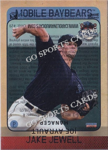 2018 Mobile Baybears Jake Jewell Joe Ayrault ERROR Double Print