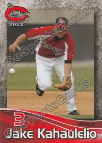 2011 Carolina MudCats Jake Kahaulelio