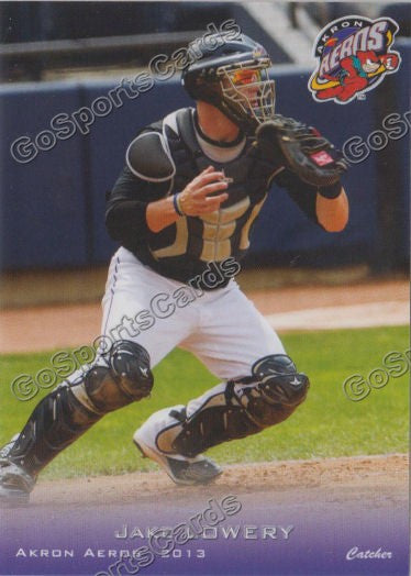 2013 Akron Aeros Jake Lowery