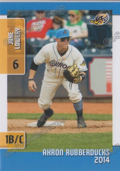 2014 Akron RubberDucks Jake Lowery