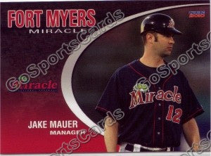 2010 Fort Myers Miracle Jake Mauer