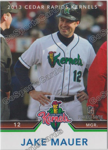 2013 Cedar Rapids Kernels Jake Mauer