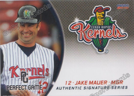 2015 Cedar Rapids Kernels Jake Mauer
