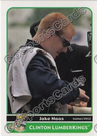 2012 Clinton LumberKings Jake Naas