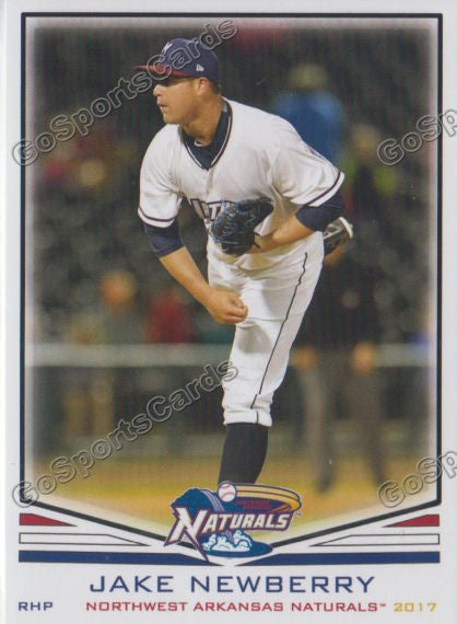 2017 Northwest Arkansas Naturals Jake Newberry