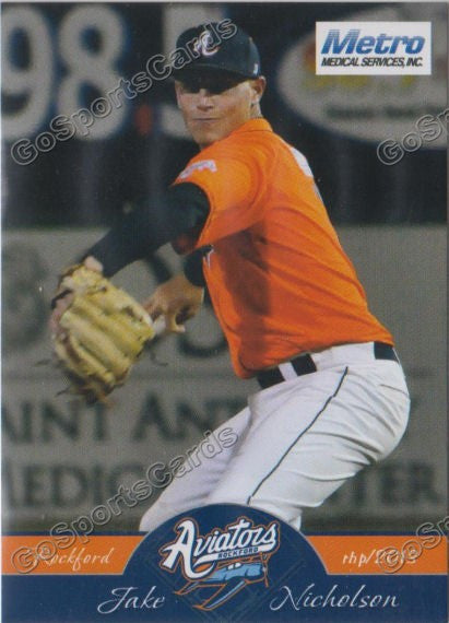 2013 Rockford Aviators Jake Nicholson