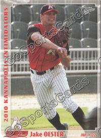 2010 Kannapolis Intimidators Jake Oester